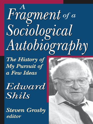 cover image of A Fragment of a Sociological Autobiography